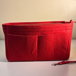 Handbag organizer/cosmetic bag